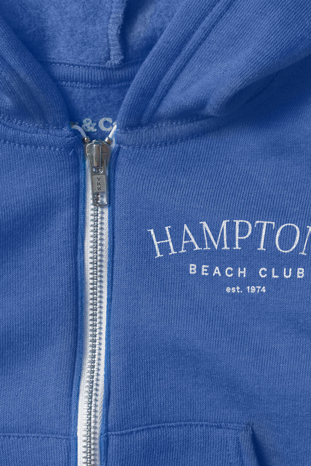 Hamptons Beach Club Zip-Up Hoodie