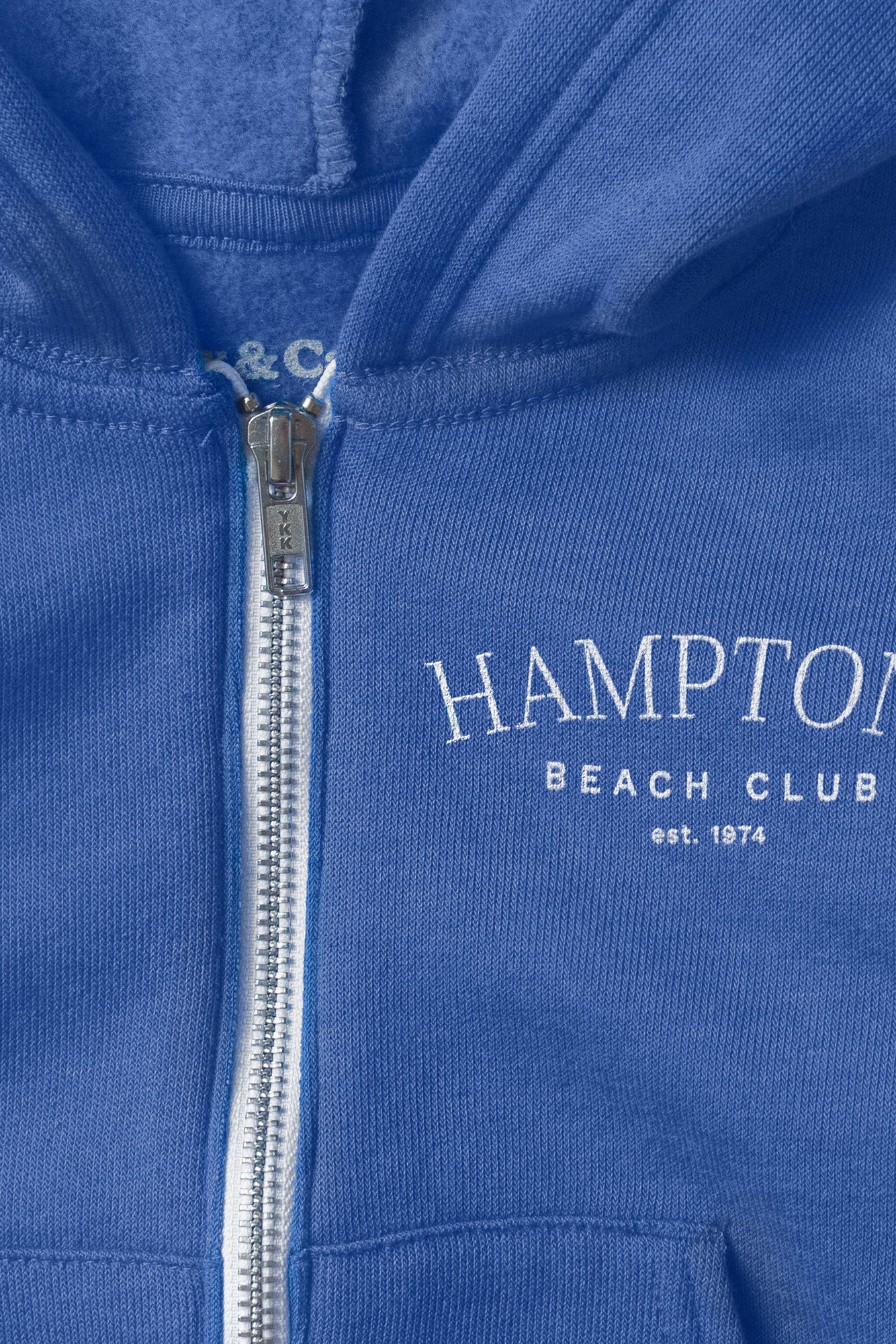 Hamptons Beach Club Zip-Up Hoodie