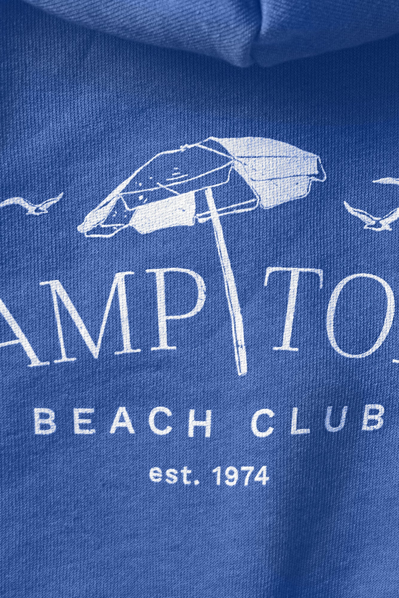 Hamptons Beach Club Zip-Up Hoodie